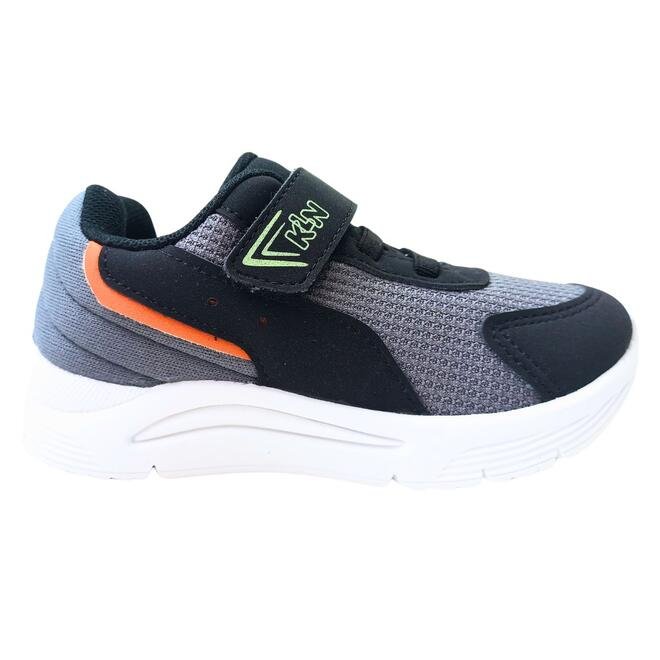 Tênis Klin New Sport Mini Preto/Grafite/Lima Menino