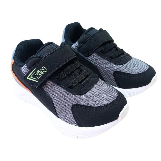 Tênis Klin New Sport Mini Preto/Grafite/Lima Menino Preto 3