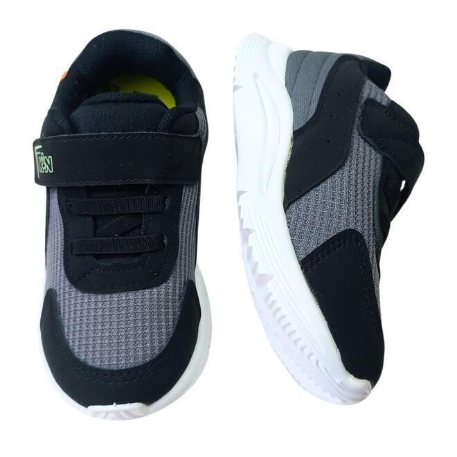 Tênis Klin New Sport Mini Preto/Grafite/Lima Menino Preto 4
