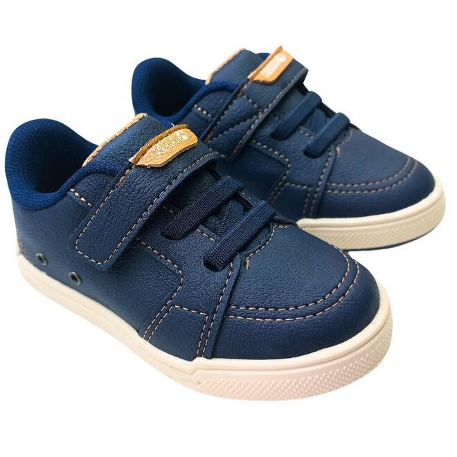 Sapato Klin Flyer Baby Marinho/Capuccino Menino Marinho 3