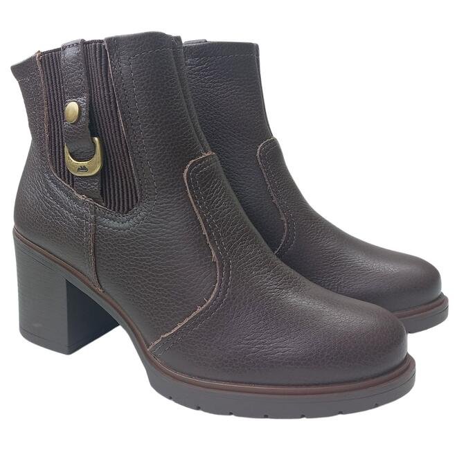 Bota Dakota Cano Curto Harlyn Chocolate Feminina Chocolate 3
