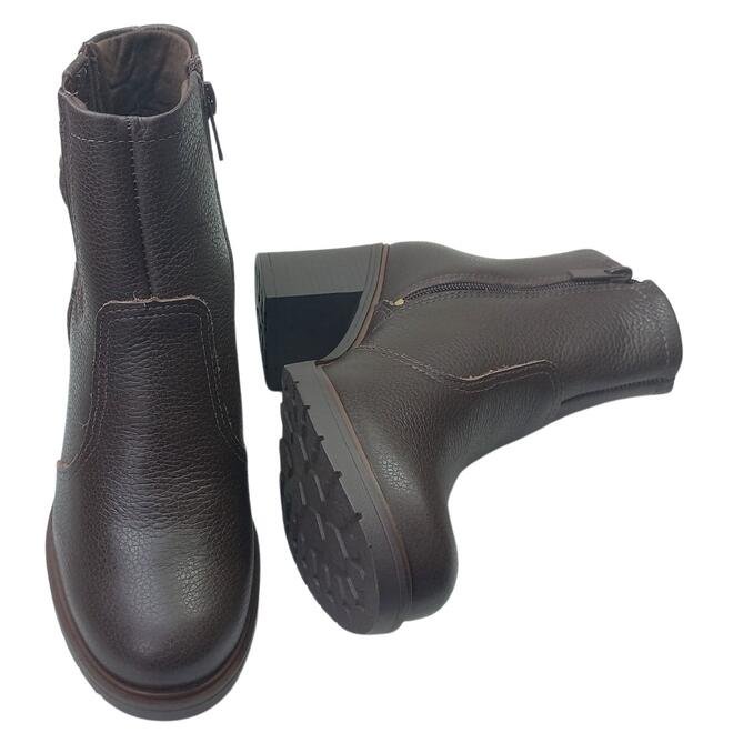 Bota Dakota Cano Curto Harlyn Chocolate Feminina Chocolate 4