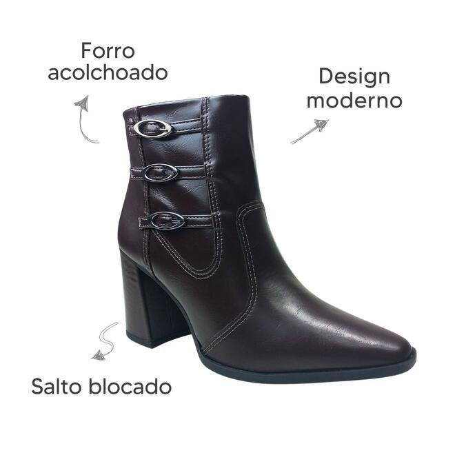 Bota Dakota Cano Curto Vieri Ristretto Feminina Ristretto 6