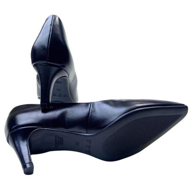 Sapato Scarpin Bebecê Napa Egeu Preto Feminino Preto 5