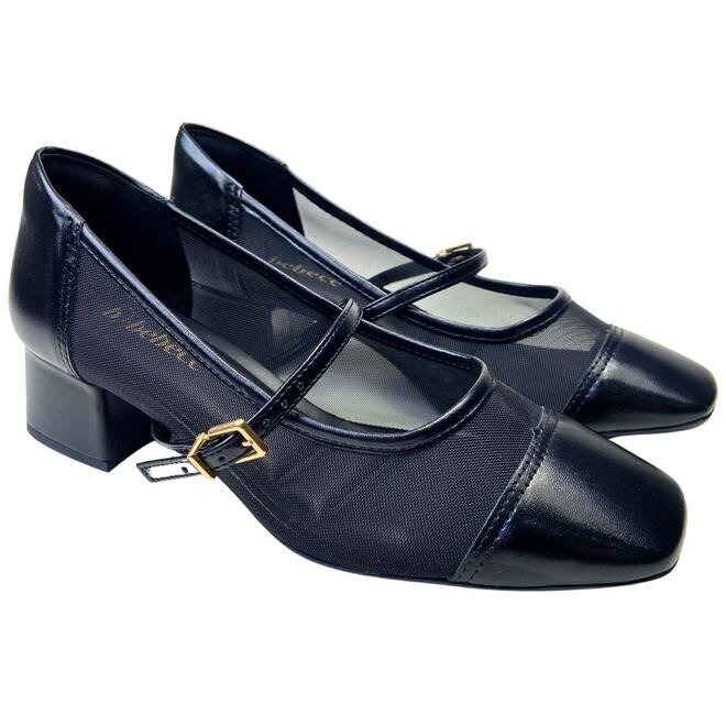 Sapato Scarpin Bebecê Tecido Tule Preto Feminino Preto 3