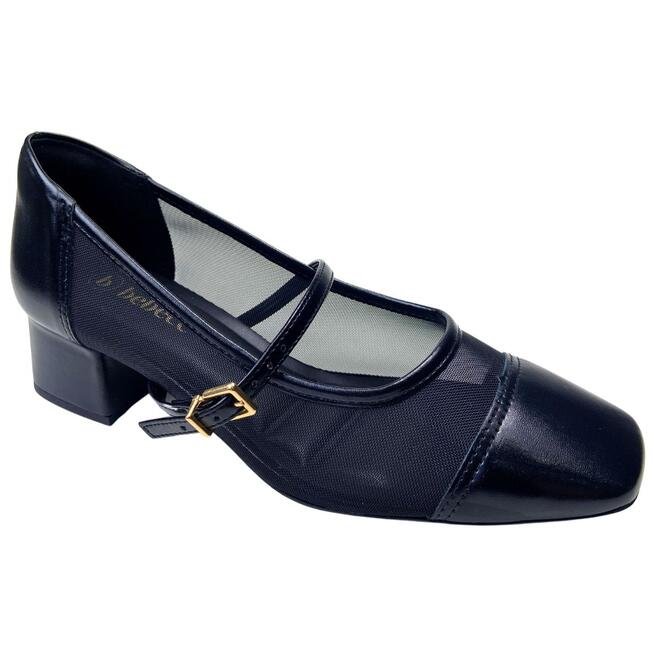 Sapato Scarpin Bebecê Tecido Tule Preto Feminino Preto 2