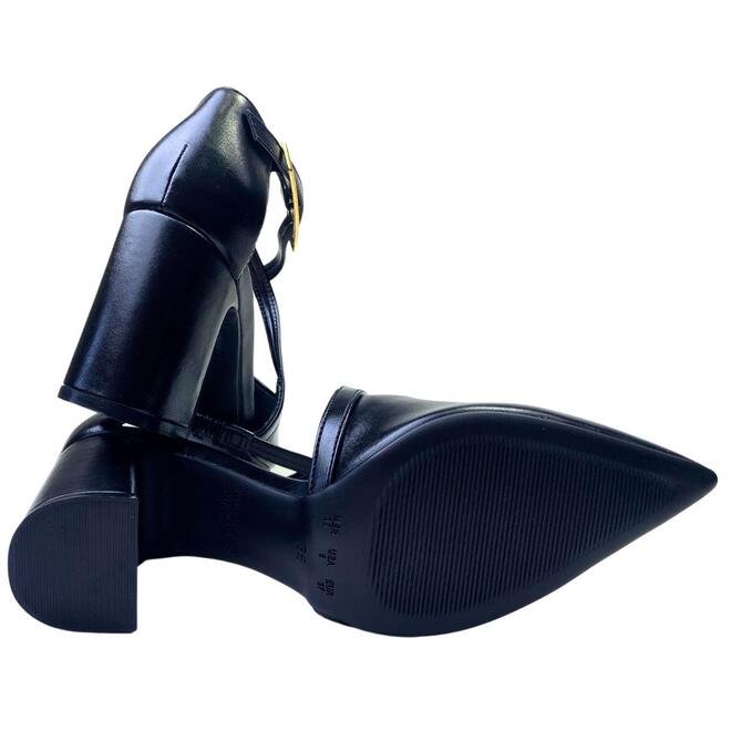 Sapato Canoinha Bebecê Napa Egeu Preto Feminino Preto 5