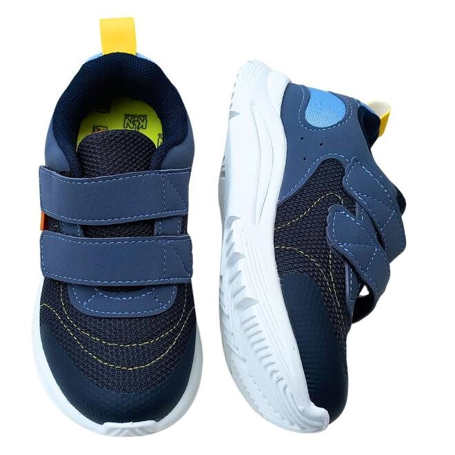 Tênis Klin Sport Chumbo/Azul Oceano/Laranja Menino Chumbo/Azul 4