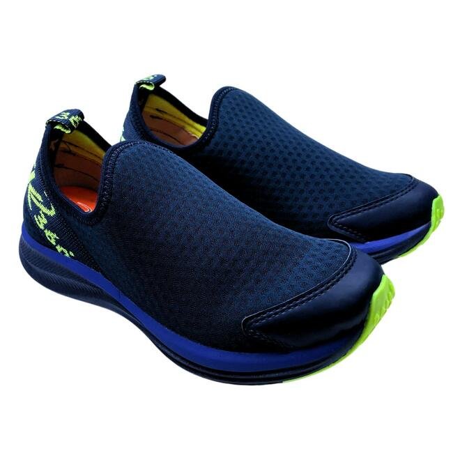 Tênis Kidy K360 Energy Respi-Tec Marinho/Amarelo Neon Marinho 3