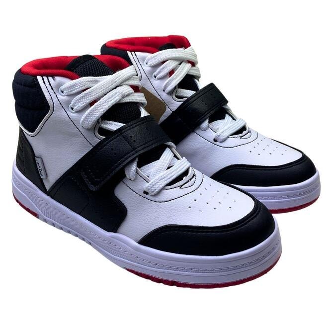 Tênis Kidy K360 Estilo Respitec Preto/Branco/Vermelho Preto/Branco 3