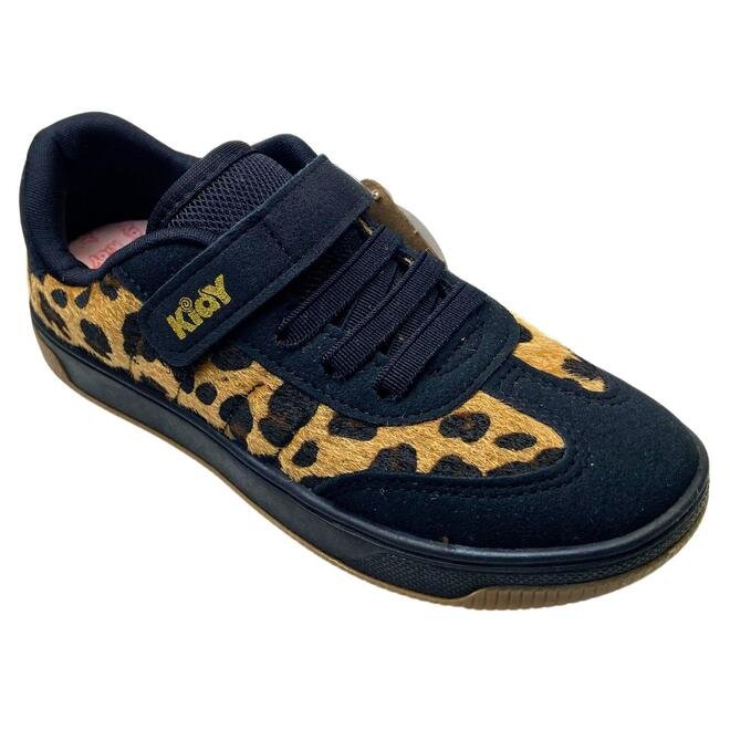 Tênis Kidy Astral Preto/Onça Infantil Onça 2