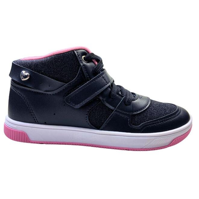 Tênis Kidy Astral Preto/Rosa Infantil Preto 1