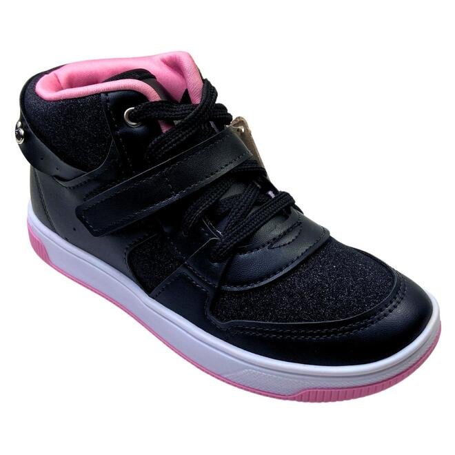 Tênis Kidy Astral Preto/Rosa Infantil Preto 2