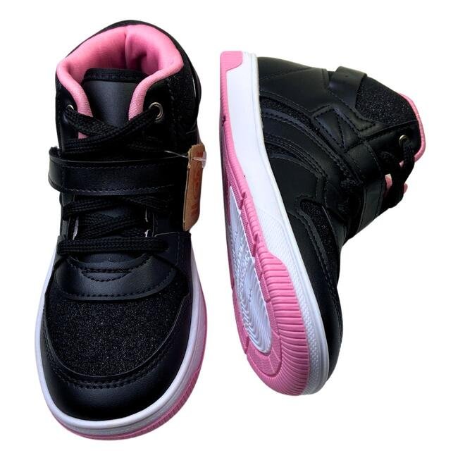 Tênis Kidy Astral Preto/Rosa Infantil Preto 4