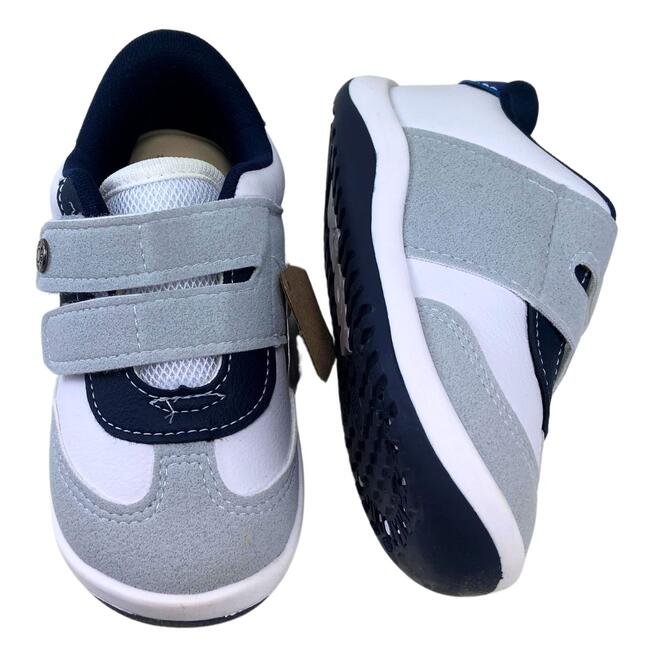 Sapatênis Kidy Colors Equilibrio Branco/Marinho/Azul Royal Branco 4