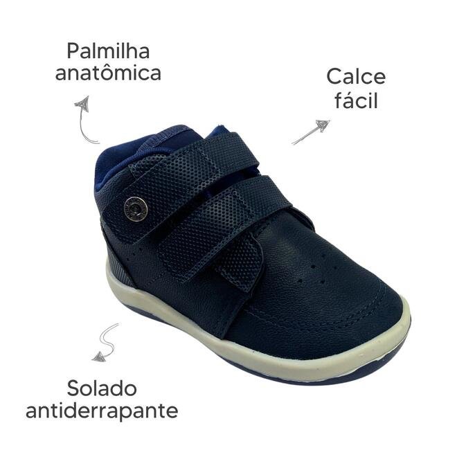 Tênis Kidy Cano Alto Colors Equilibrio Marinho Marinho 6