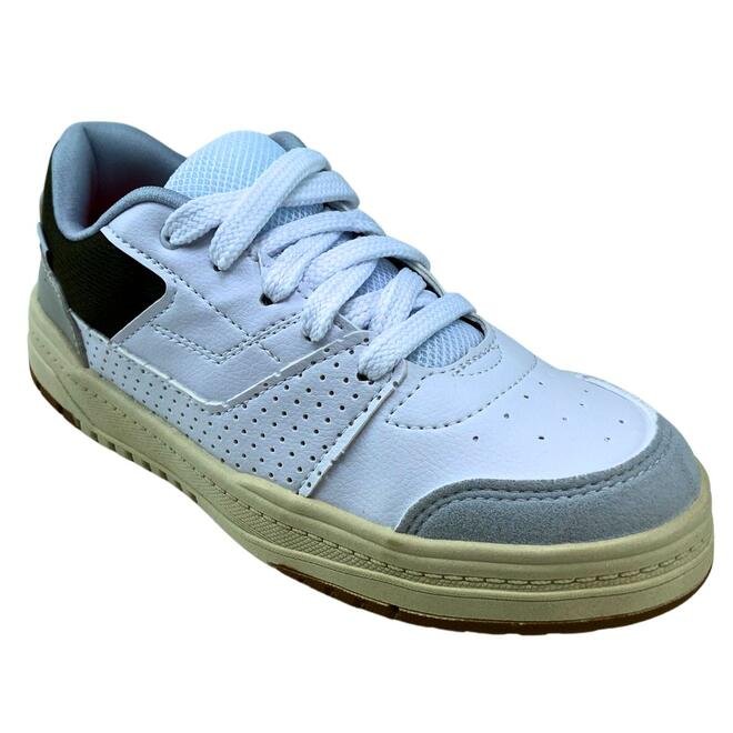 Tênis Kidy K360 Estilo Respitec Branco/Cinza/Verde Menino Branco 2