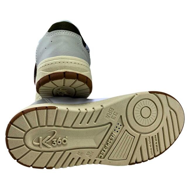 Tênis Kidy K360 Estilo Respitec Branco/Cinza/Verde Menino Branco 5
