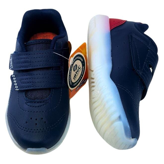 Tênis Kidy Flex Light Marinho/Vermelho Infantil Marinho 4