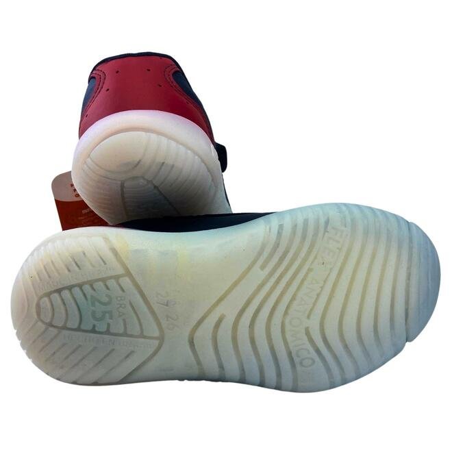 Tênis Kidy Flex Light Marinho/Vermelho Infantil Marinho 5