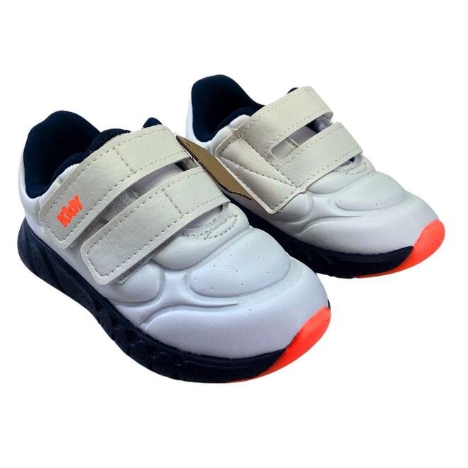 Tênis Kidy Equilibrio Branco/Marinho Infantil Branco 3