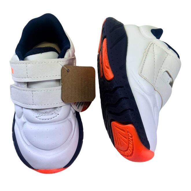 Tênis Kidy Equilibrio Branco/Marinho Infantil Branco 4