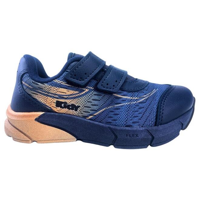 Tênis Kidy Energy Baby Respitec Marinho/Dourado