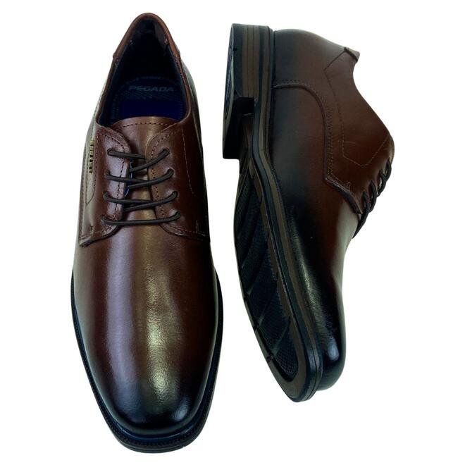 Sapato Pegada Social Anilina Pinhão Masculino Pinhão 4