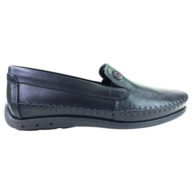Sapatilha/Drive Pegada Mocassim Anilina Preto Masculino