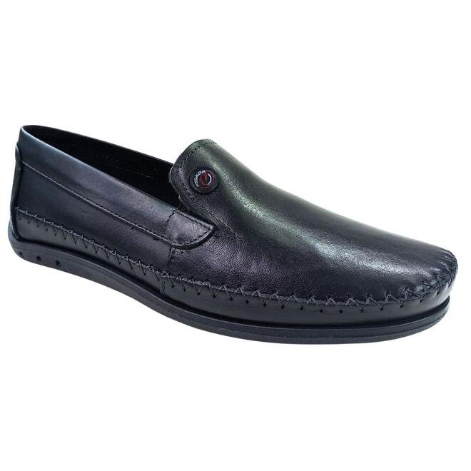 Sapatilha/Drive Pegada Mocassim Anilina Preto Masculino Preto 2