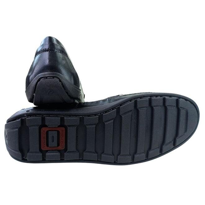 Sapatilha/Drive Pegada Mocassim Anilina Preto Masculino Preto 5
