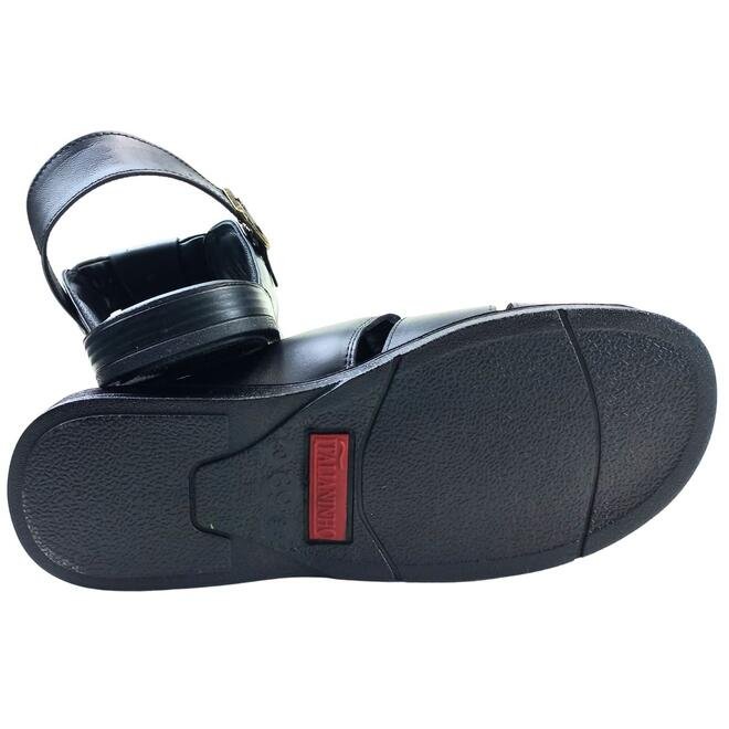 Sandália Italianinho Couro Napa Preto Masculino Preto 5