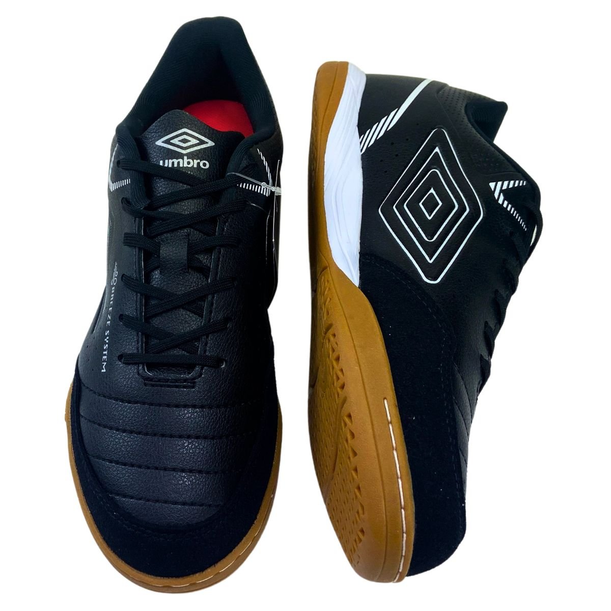 Chuteira Futsal Umbro Neo Comfort Preto/Cinza/Branco Preto 4