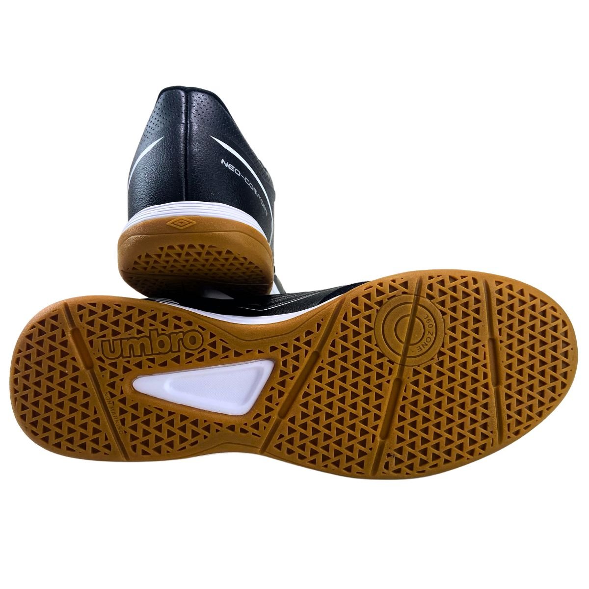 Chuteira Futsal Umbro Neo Comfort Preto/Cinza/Branco Preto 5