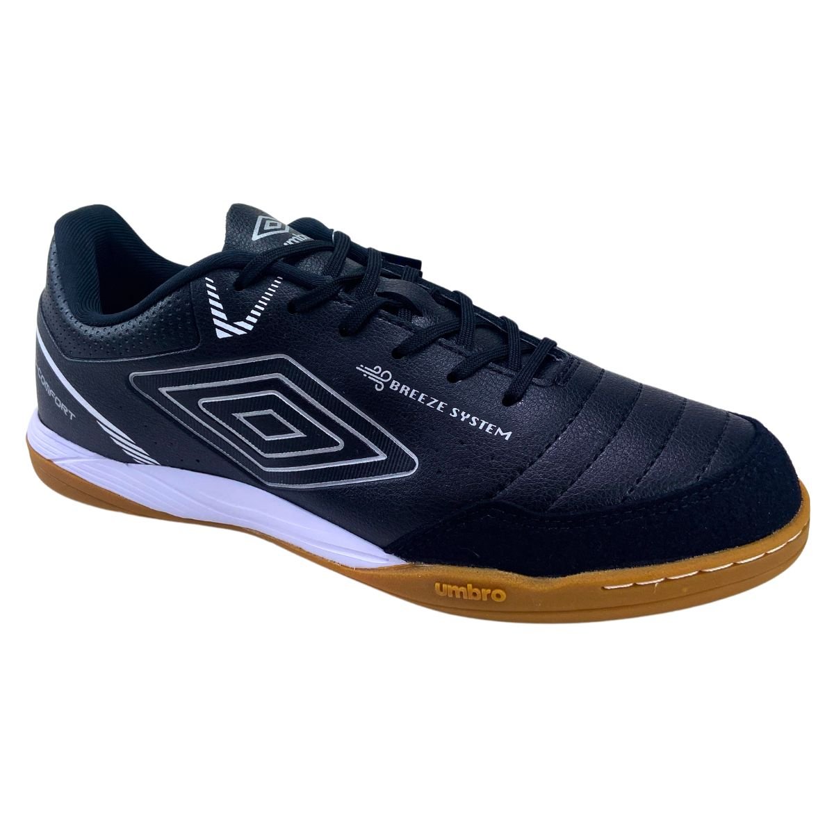 Chuteira Futsal Umbro Neo Comfort Preto/Cinza/Branco Preto 2