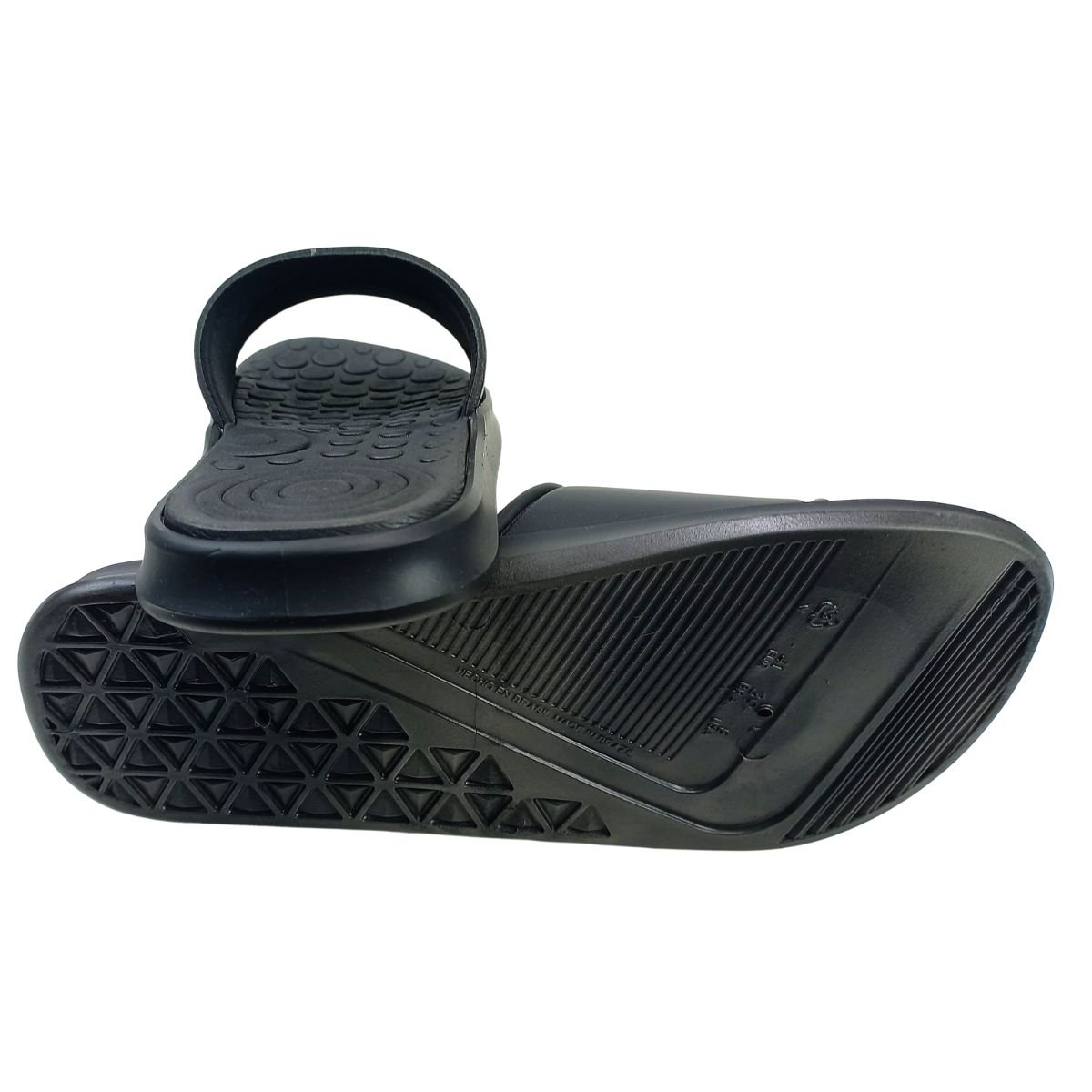 Chinelo Mormaii Quiver Pro Gaspea Adulto Preto/Branco Masculino Preto 5