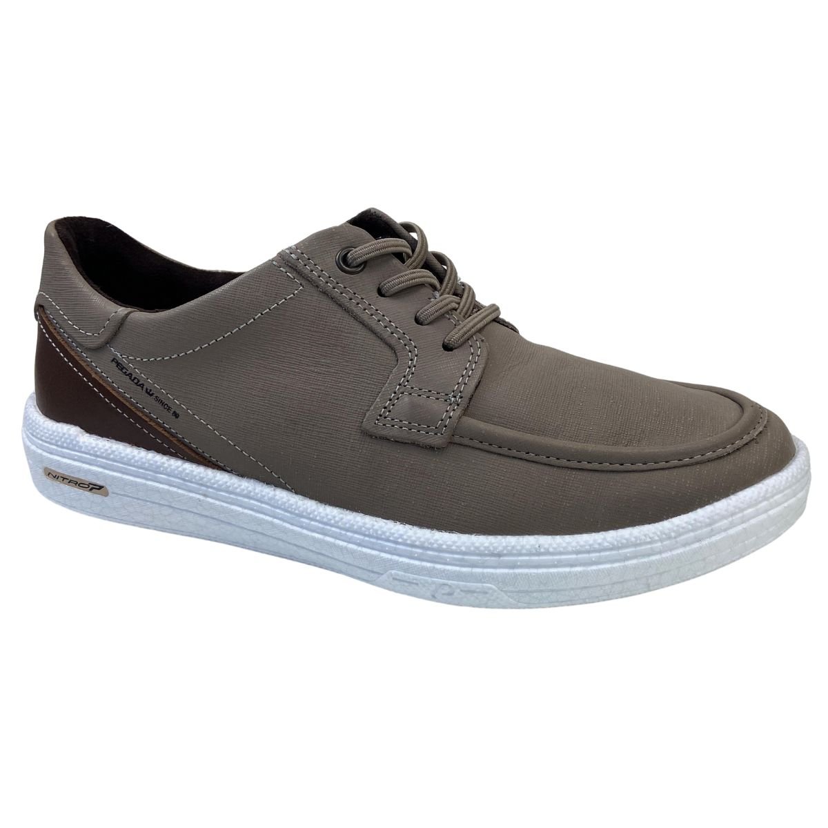 Sapatênis Pegada Jeans Areia Pull Up Conhaque Masculino Areia 2