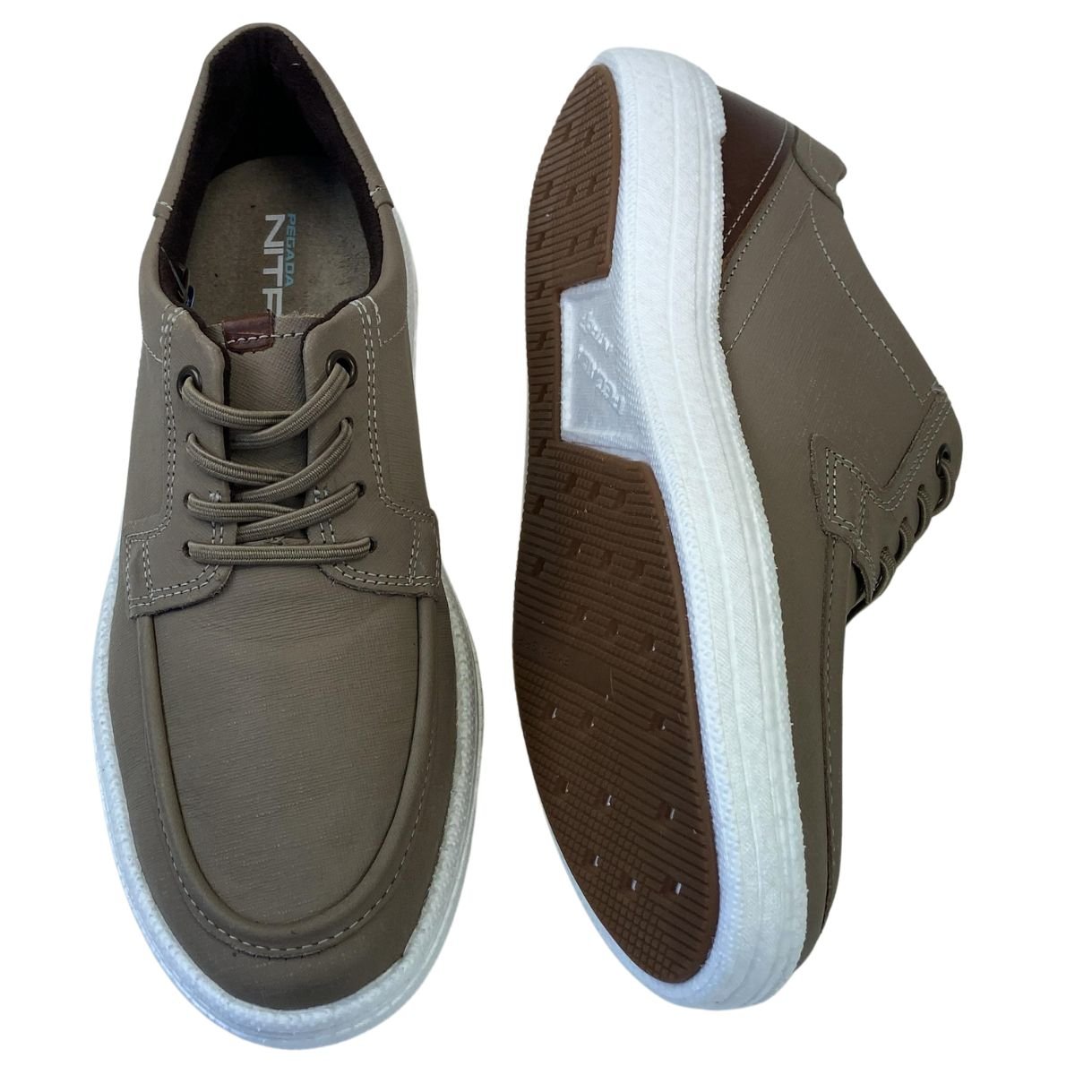 Sapatênis Pegada Jeans Areia Pull Up Conhaque Masculino Areia 4