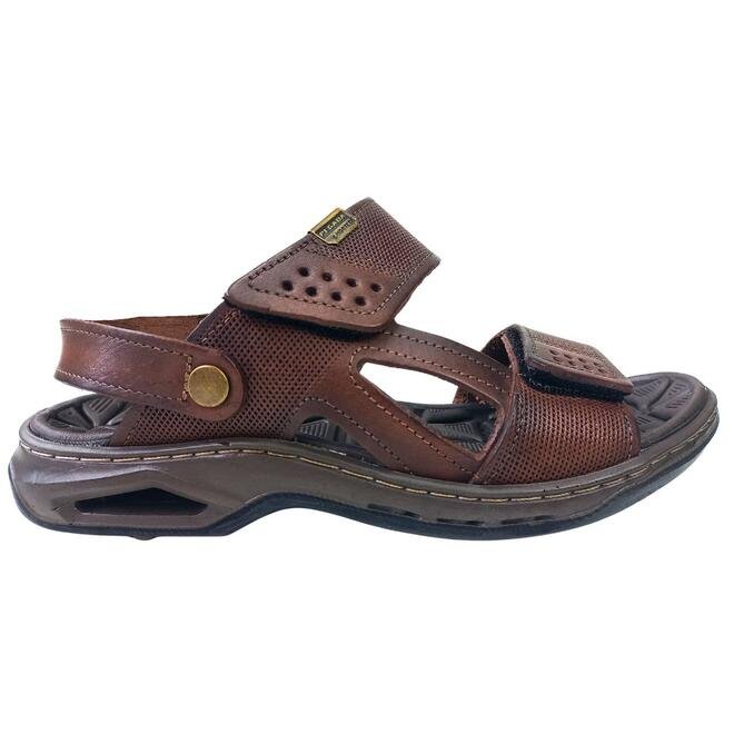 Sandália Pegada Anilina Pinhão Masculina