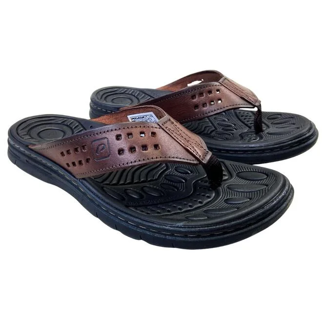 Chinelo Pegada Anilina Pinhão Masculino Pinhão 3