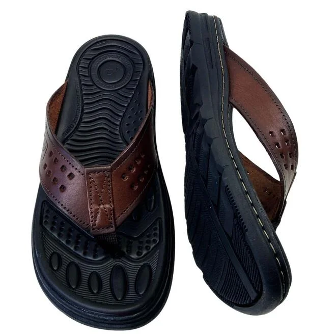 Chinelo Pegada Anilina Pinhão Masculino Pinhão 4