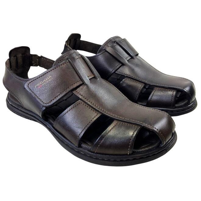 Sandália Pegada Anilina Cravo Masculina Cravo 3