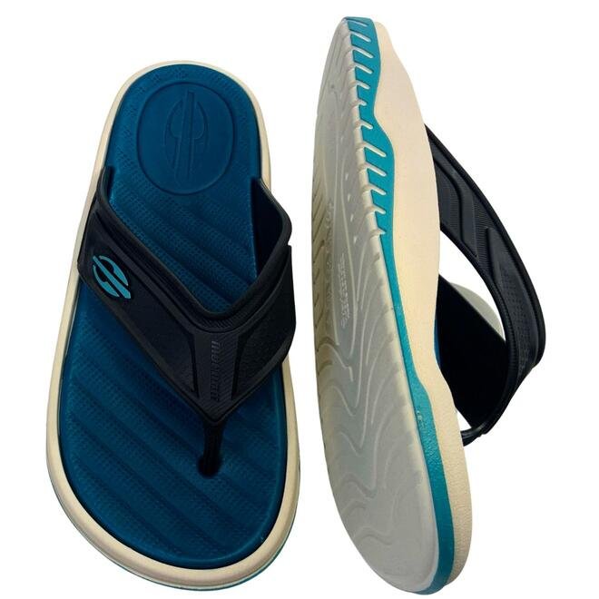 Chinelo Mormaii Balian Dedo Adulto Bege/Preto Masculino Preto 4