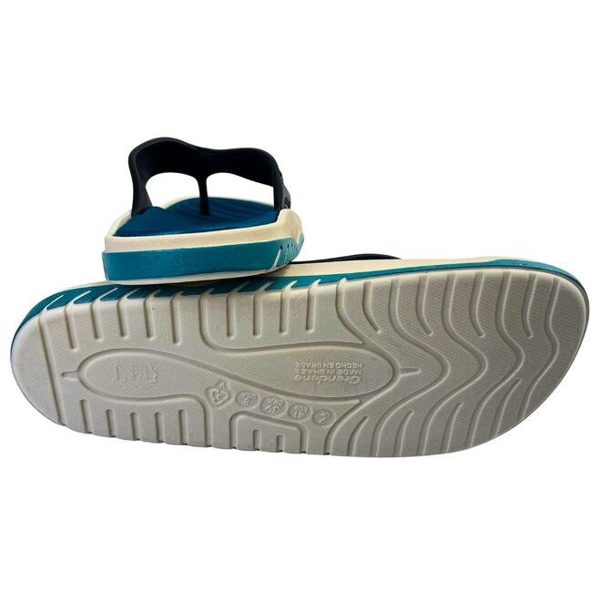 Chinelo Mormaii Balian Dedo Adulto Bege/Preto Masculino Preto 5