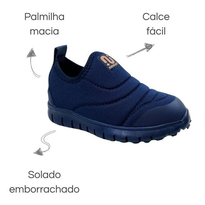 Tênis Novopé Têxtil Infantil Marinho Azul Marinho 6