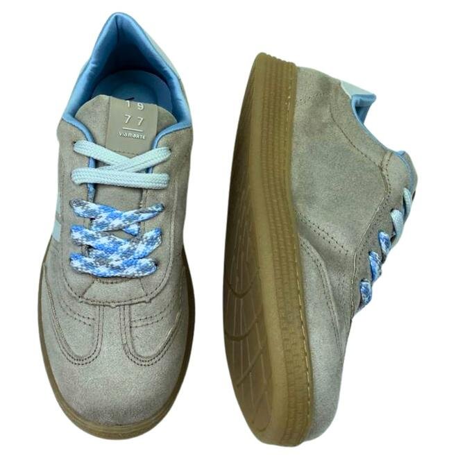 Tênis Via Marte Camurça Ultra/Napa Porcelana/Ice Bege 4