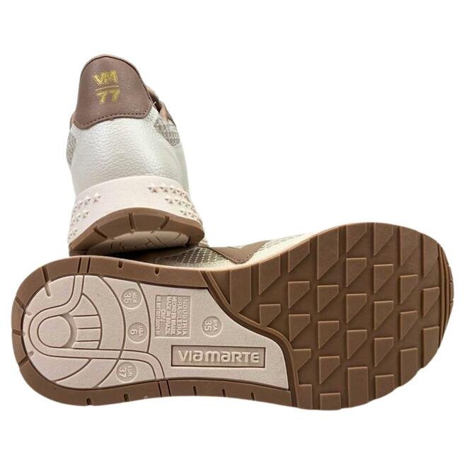 Tênis Via Marte Tela Colmeia Marfim/Bege/Quinoa Marfim 5