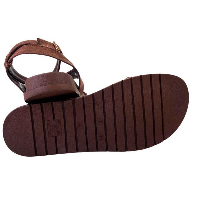 Sandália Via Marte Camurça Ultra Dark Brown Marrom 5