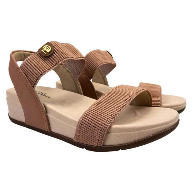 Sandália Modare Elastico Napa Floather Nude/Camel Nude 3