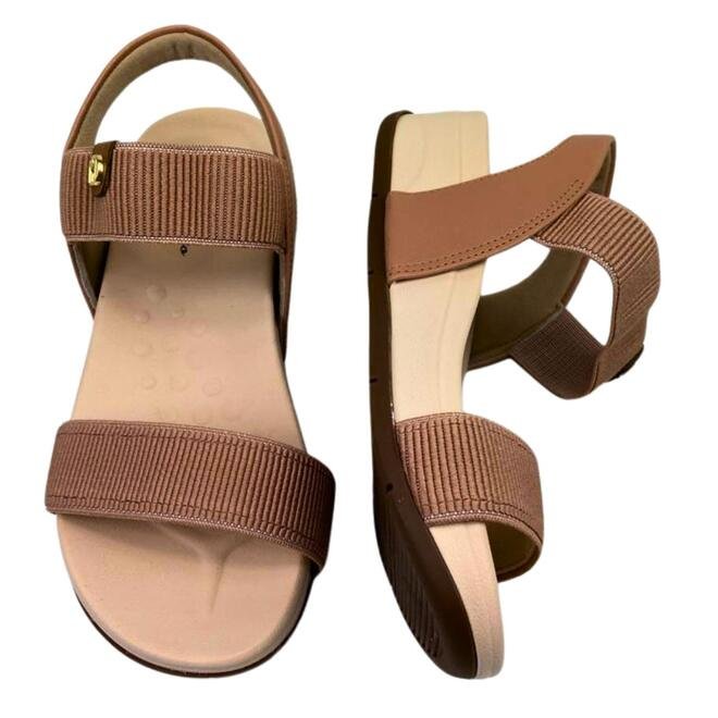 Sandália Modare Elastico Napa Floather Nude/Camel Nude 4